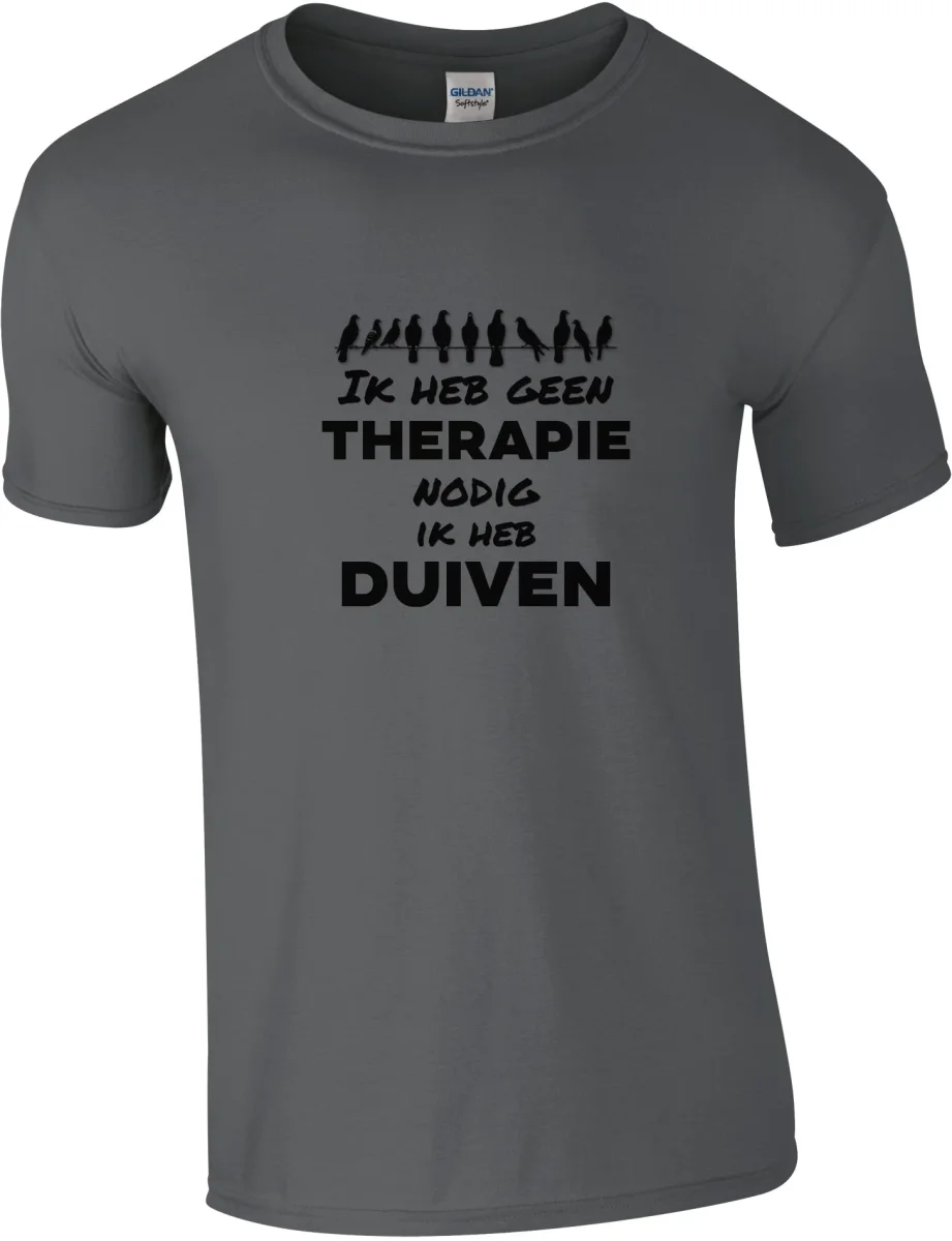 Ik heb geen therapie nodig ik heb duiven T-shirt | Duivensportkleding | Comfortabel & Uniek - Afbeelding 8