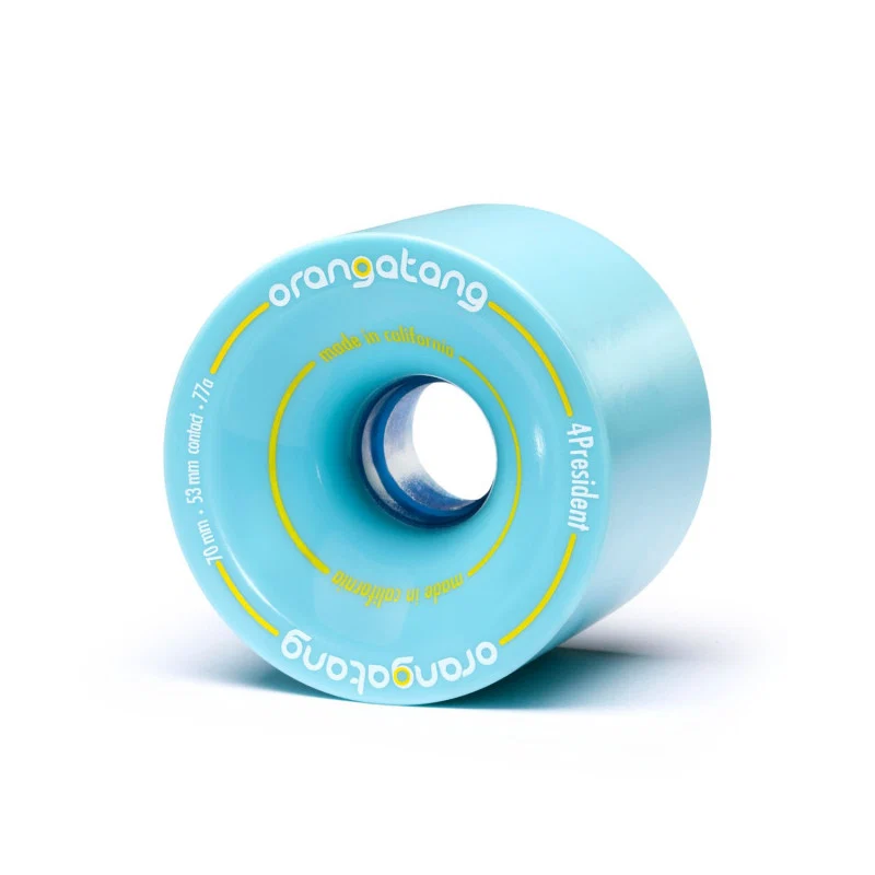 4President longboard wielen (set van 4) Blauw - Afbeelding 3