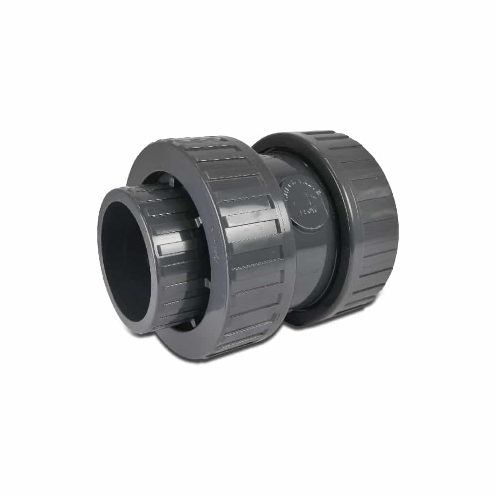 Veerbelaste terugslagklep PVC 2x wartel en lijmmof - Afbeelding 2