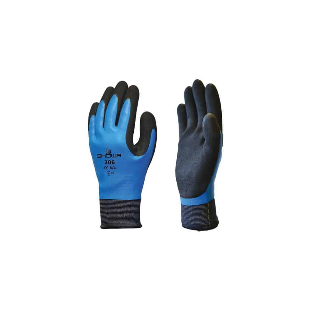 Handschoen Showa 306 zwart/blauw